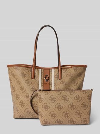 Guess Handtasche im Logo-Design Modell ERENIA in Hellbraun, Gr&ouml;&szlig;e 1