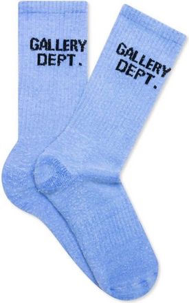 Gallery Mens Clean Socks In Fluorescent Blue