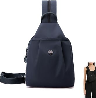 Generic Premium 3 In 1 Anti-Theft Travel Tote Bag, New Waterproof 2-Way Commuter Bag, Large Capacity Convertible Casual Bag (Dark Blue)