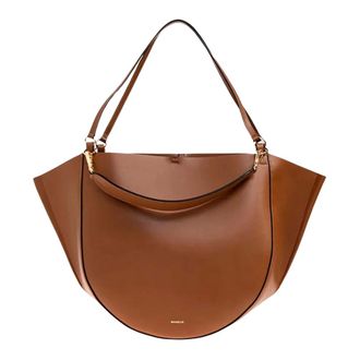 Wandler Shoulder Bags, female, Brown, Size: ONE SIZE Hortensia Tote Bag
