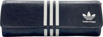 Balenciaga Black White Leather Long Wallet (Bi-Fold) (Pre-Owned)