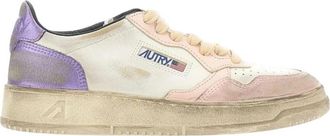 Autry Leren Low-Top Sneakers - Dames - Sneakers - Veelkleurig - 35 EU - Leer - Schoenen