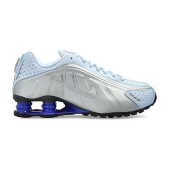 Nike Fitness, Dames, Blauw, 40 EU, Leer, Shox R4 Sportschoenen