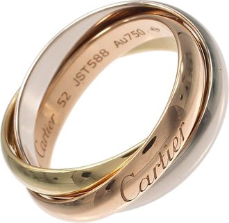 Cartier Yellow Gold (18K) Pink Gold (18K) White Gold (18K) Band Ring (Pre-Owned)