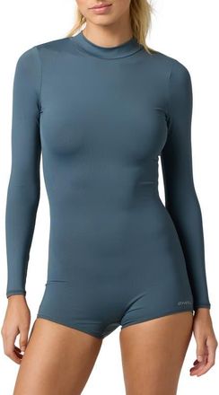 O'Neill Shadow Bay Performance Surf Long Sleeve One-Piece Rashguard Swimsuit in Slate at Nordstrom, Size Xx-Large