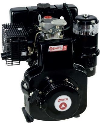Zanetti Motor Diesel Completo S400l10e Zanetti Cil&iacute;ndrico 25.4x99.20 Arranque El&eacute;ctrico