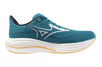 Mizuno Mens Wave Rider 29 Running Shoes In Cz00 - Capri Breeze-White