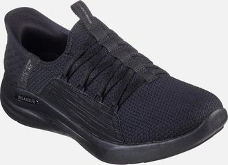 Skechers Womens Skechers Relaxed Fit Sport - Ballet Chic Textile Womens Black Trainers - Size: 7