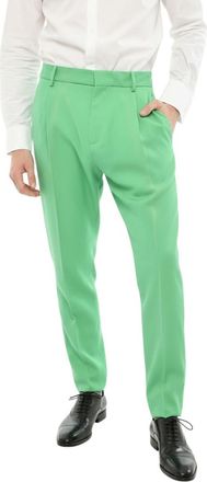 Dsquared2 Green Flat Front Pants