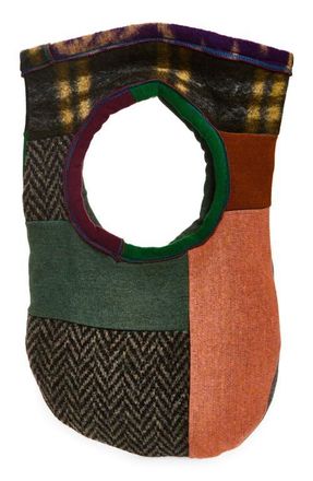 SC103 Mini System Wool Patchwork Tote in Aurora at Nordstrom