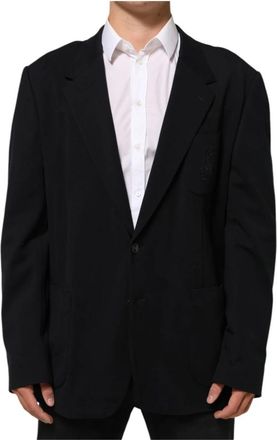 Dolce & Gabbana 2 Buttons Suit Jacket Blazer - Heren - Blazers - Zwart - 3XL - Polyester - Jassen