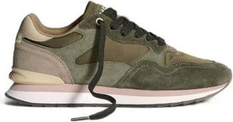 Hoff City suède sneakers donkergroen