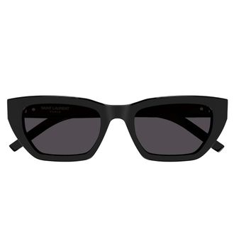 Saint Laurent Sunglasses Sl M127/F 001 Black/Black Unisex