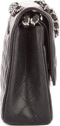 Chanel Borsa a spalla Classic Double Flap Jumbo - Nero