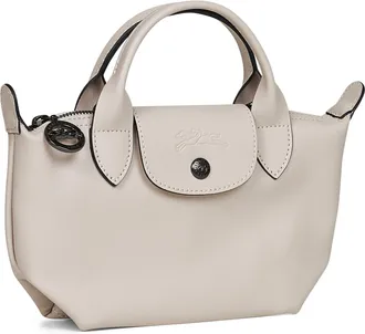 Longchamp Womens Tote Bag Le Pliage Xtra Pouch Beige Handbags Hand