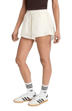 adidas Originals The Santiago Woven Shorts in Off White at Nordstrom, Size X-Large