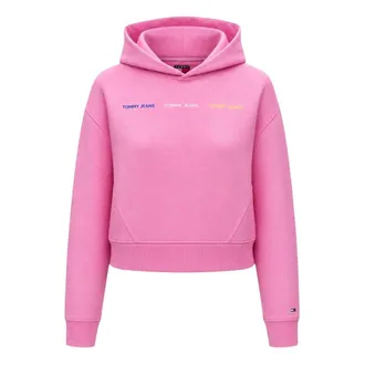 Tommy Jeans Donna, Felpe, Rosa, S, new