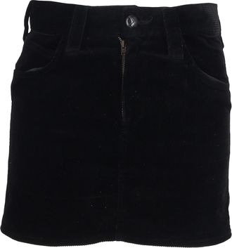 Isabel Marant Isabel Marant minirok van zwart fluweel