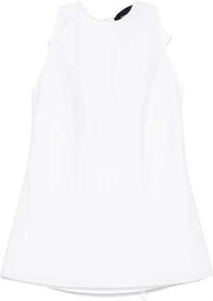 Simone Rocha Canotta con fiocco - Bianco