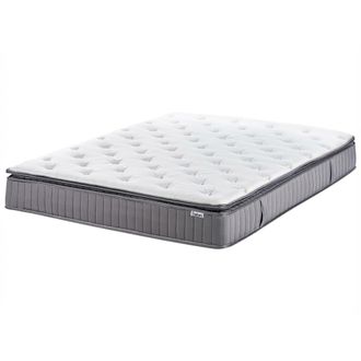 Beliani Beliani - Colch&oacute;n De Muelles Ensacados Con Asas Relleno De Espuma Viscoel&aacute;stica Funda Extra&iacute;ble 7 Zonas Dureza Media 180 X 200 Cm Pleasant