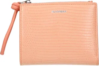 Jil Sander Pink Leather Womens Wallet