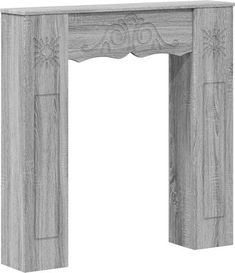 vidaXL Marco De Chimenea Sonoma Gris 102 X 20 X 102 Cm Vidaxl