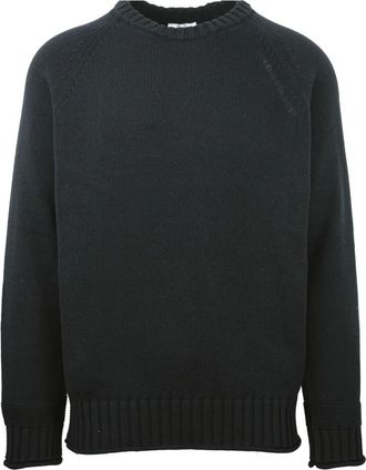 Carlo Colucci Carlos Classic Crewneck - - Knitwear - Uomo - Nero - XL