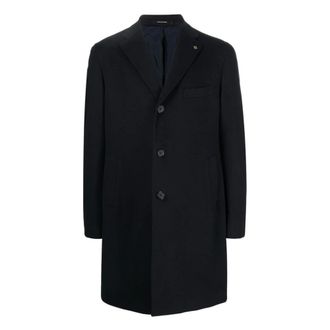 Tagliatore Bruce Medio Coat - male - Tagliatore - Single-Breasted Coats - Blue - 2XL - Coats