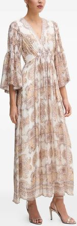 Hale Bob Abito lungo con stampa paisley - Toni neutri