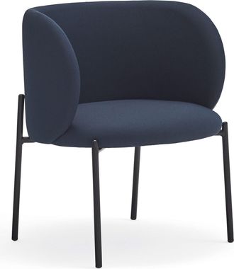 Teulat Design Sessel Mogi mit Armlehnen, Navy