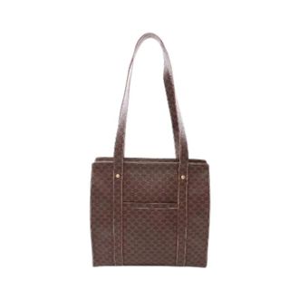Celine Pre-owned Macadam Coated Canvas Tote Bag - Pre-owned - Mujer - Marr&oacute;n - ONE SIZE