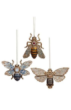 Mark Roberts Jewel Bee Ornament, Set of 6 in Brass at Nordstrom