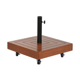 DKD Home Decor Dkd Home Decor - Base Para Sombrilla Natural Negro Metal Granito Hormig&oacute;n (48 X 48 X 39 Cm)