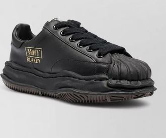 Miharayasuhiro leather low-top sneakers