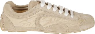 Prada Schoenen, Dames, Bruin, 36 1/2 EU, Leer, Montecarlo Re-edition 2005 Sneakers