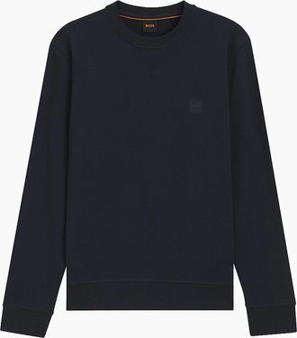 HUGO BOSS Mens Boss New WeStart Crew Sweat - Navy - Size: 40