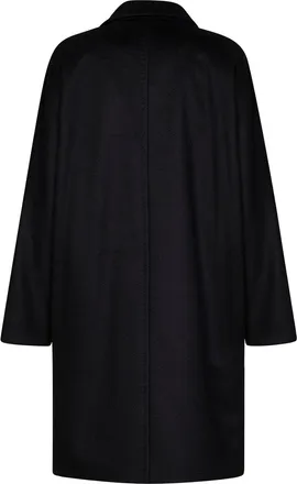 Max Mara Womens Coat Mstmastro Black Virgin Wool