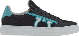 Ferragamo Mens Gancini Casual Sneakers In Black