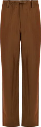 Dries Van Noten Penny Long Vertical Lines Straight Pants