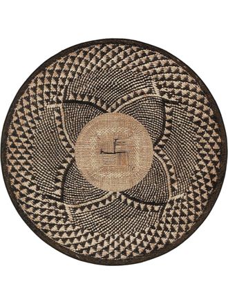 benuta Alfombra de exterior & interior negro &oslash; 160 redondo