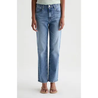 AG - Adriano Goldschmied Brinley Mid Rise Straight Leg Jeans in 16 Years Madness at Nordstrom, Size 27