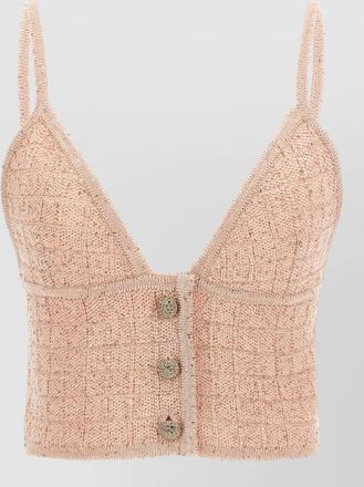 Alessandra Rich sequin top