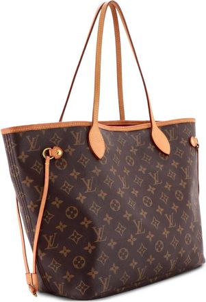 Louis Vuitton Neverfull NM MM canvas shopper met monogram - Bruin