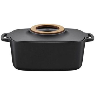 Fiskars Norden Cocotte Ovalada Negra 5l Fundici&oacute;n Esmaltada