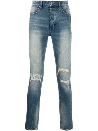 Ksubi Van Winkle distressed jeans - men - Cotton - 36 - Blue