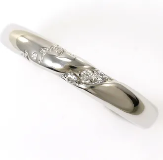 C&A Blue Platinum Platinum 1000 Band Ring (Pre-Owned)