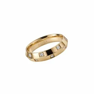 Adiba Luminous Elegance Band Ring in Gold at Nordstrom, Size 7