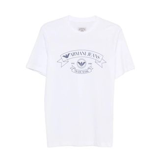 Emporio Armani T-Shirts - Heren - T-shirts - Wit - L - Tops