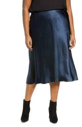 Vince Satin Slip Skirt in Coastal at Nordstrom Rack, Size 2X