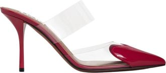 Alaia Red Slip-on Pumps